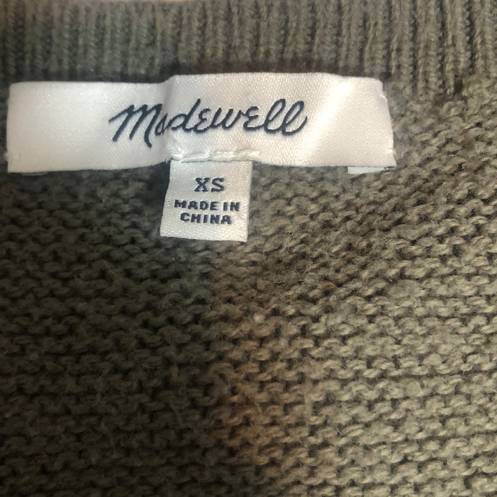 Madewell Riverside Textured Sweater Extra Small - Picture 5 of 9